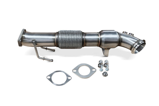 CVF STAINLESS STEEL CATTED DOWNPIPE FORD FOCUS ST