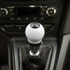 BOOMBA FORD FOCUS ST SHIFT KNOB WHITE W/BLACK