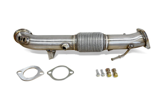 CVF FORD FOCUS ST STAINLESS STEEL RACE DOWN PIPE NON CATTED