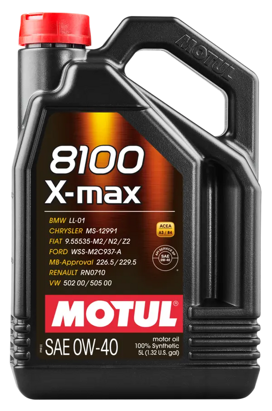 MOTUL 8100 X-MAX 0W-40 5 LITERS