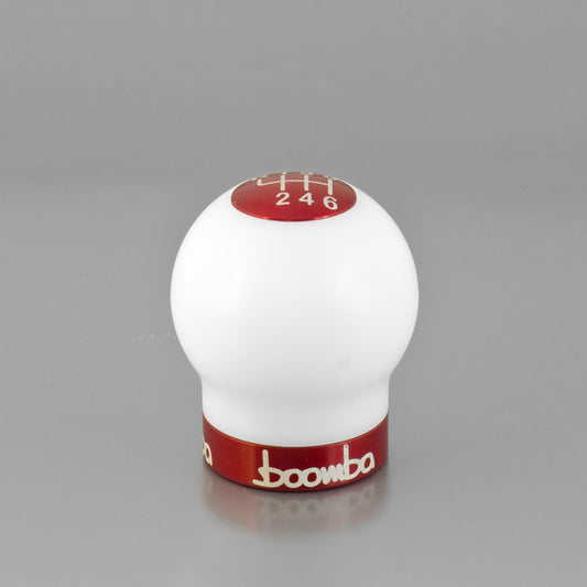 BOOMBA FORD FOCUS ST SHIFT KNOB WHITE W/RED